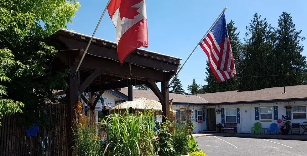Creston Valley Motel building exterior in Creston, BC